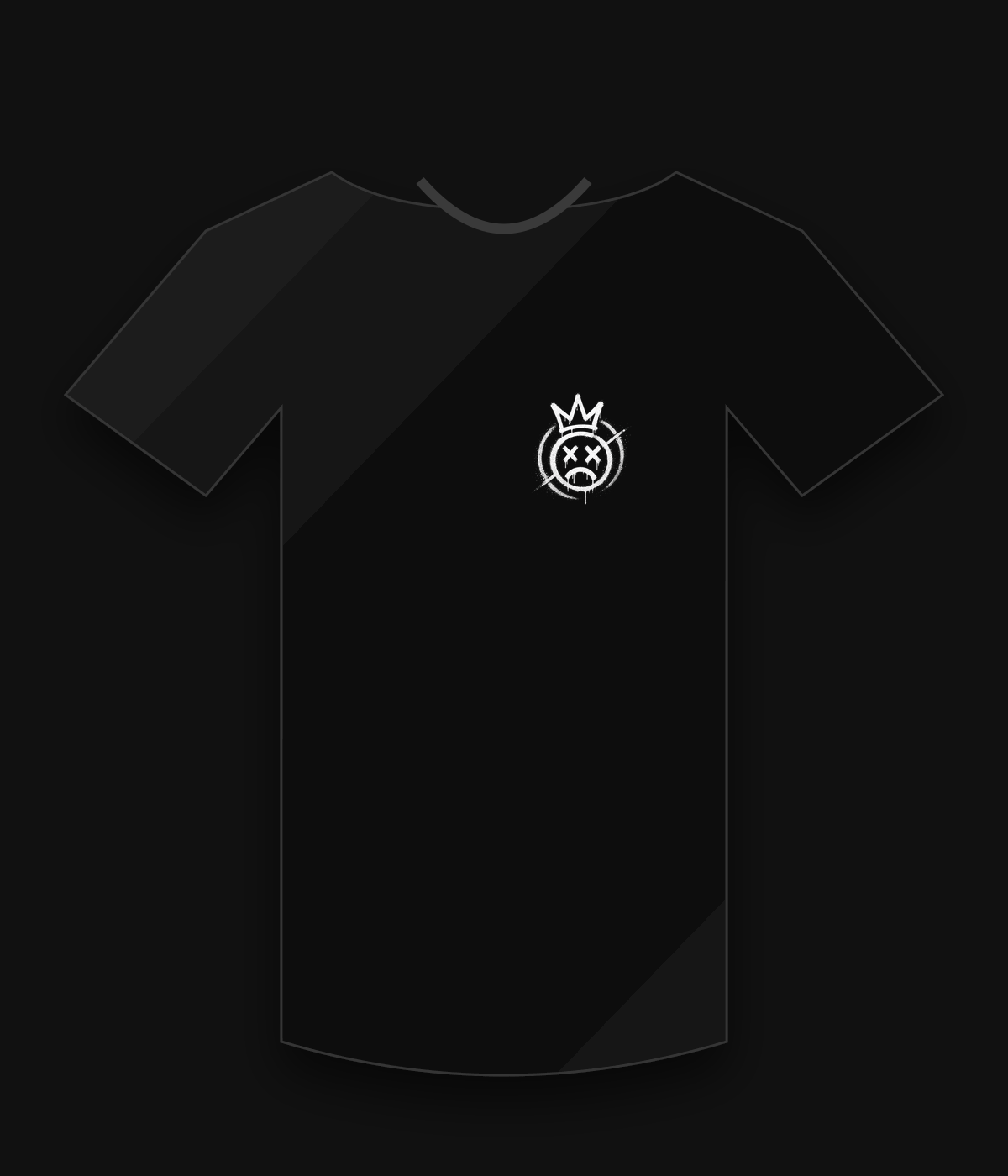 Phantom Keep Building Heavyweight Tee — front mockup